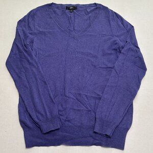NWOT Mossimo Women's Purple V-Neck Sweater